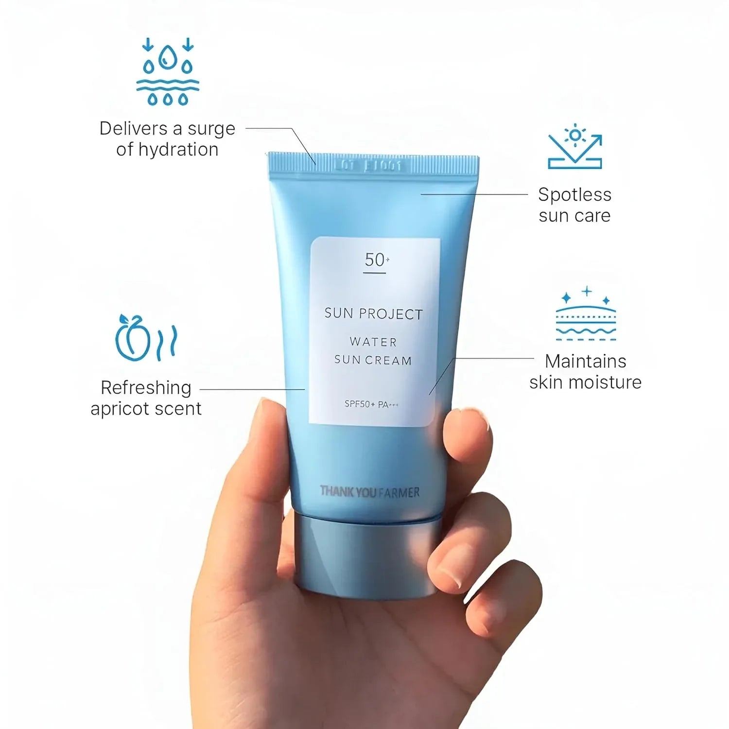 Thank You Farmer Sun Project Water Sun Cream SPF 50+ 1.75 fl oz