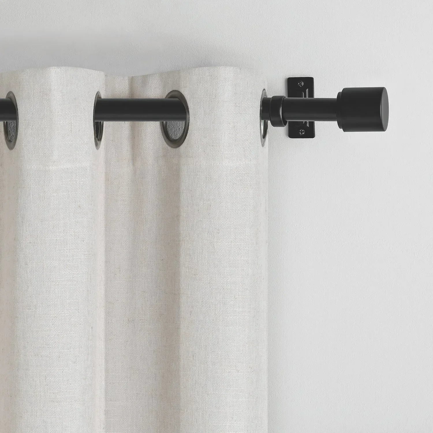 Sun Shield Chalmer Linen Blend 100% Blackout Panel Curtains (Pair) 7' to 9' Options