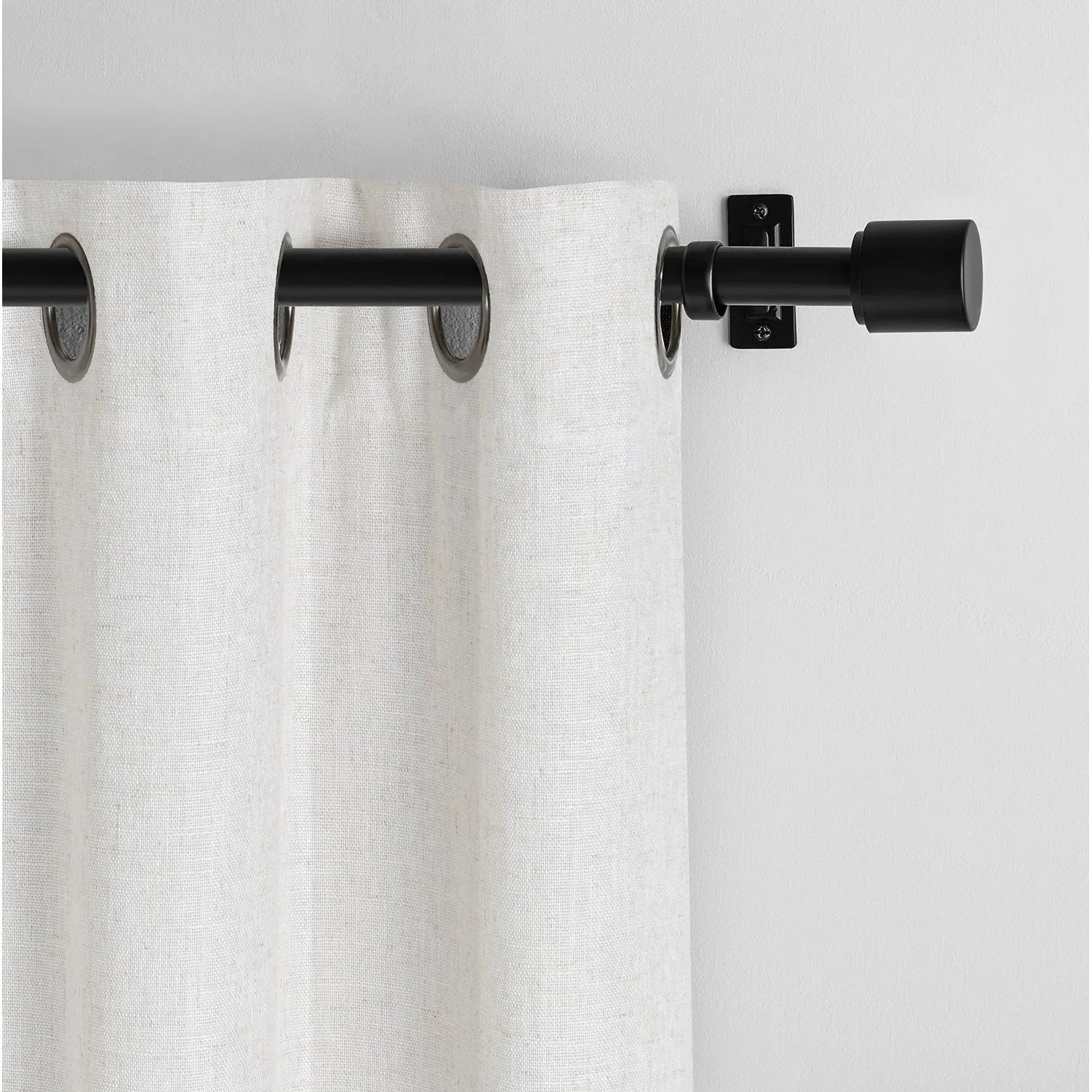 Sun Shield Chalmer Linen Blend 100% Blackout Panel Curtains (Pair) 7' to 9' Options