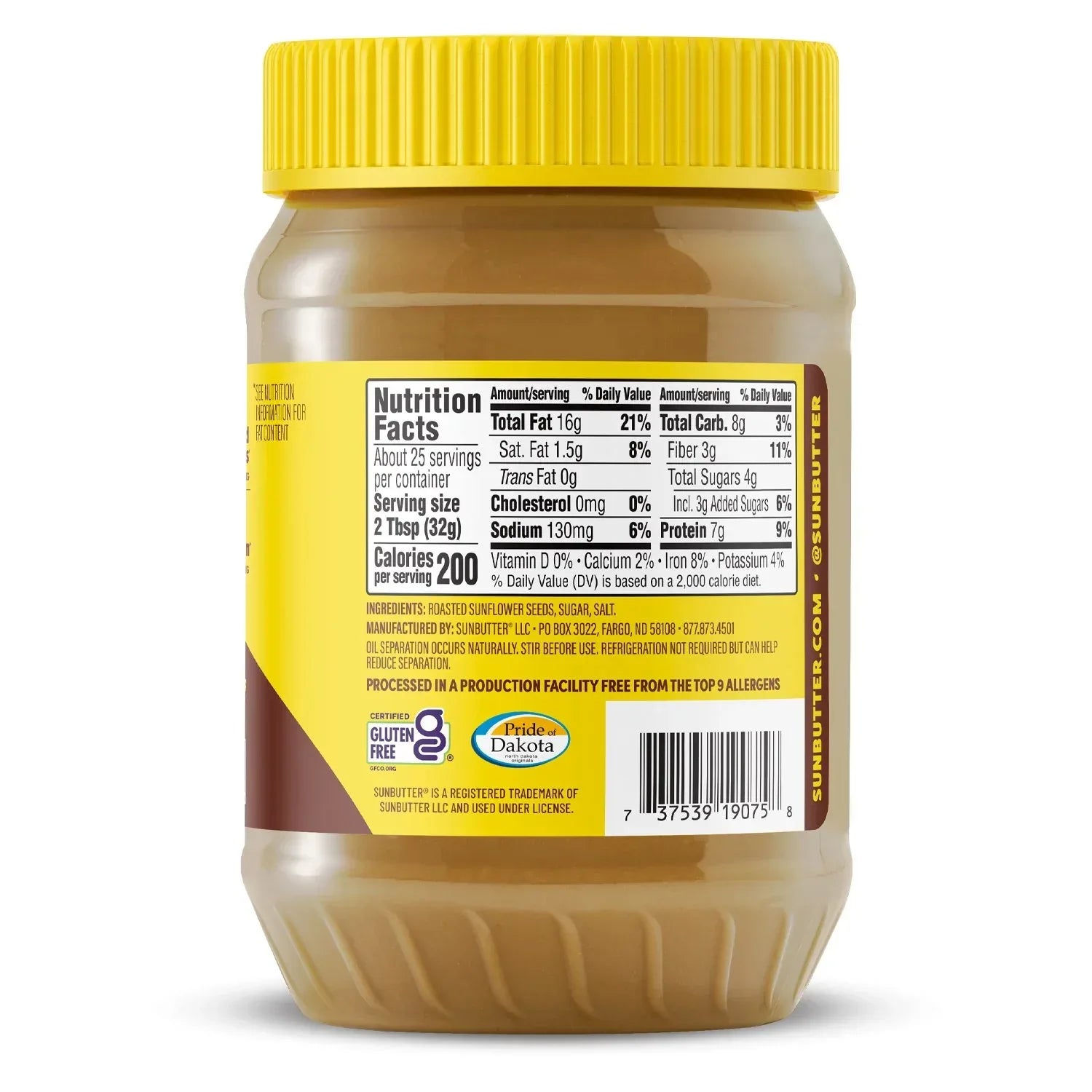 Sunbutter Original Sunflower Seed Butter, 28 oz