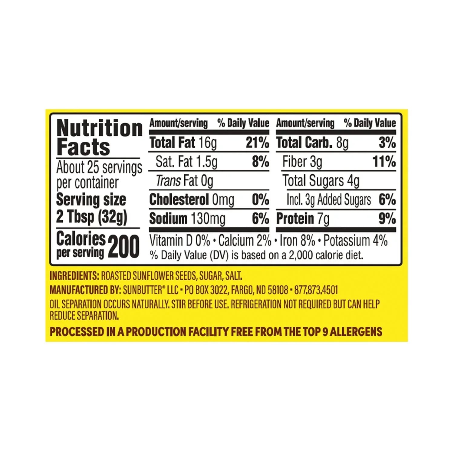 Sunbutter Original Sunflower Seed Butter, 28 oz
