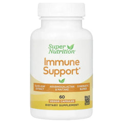 Super Nutrition, Immune Support with Arabinogalactan, Maitake Mushroom Extract, Eleuthero Extract, and Green Tea Extract, 60 Veggie Capsules - USA MEGA SHOP