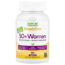 SimplyOne 50+ Women multivitamin bottle, 90 tablets