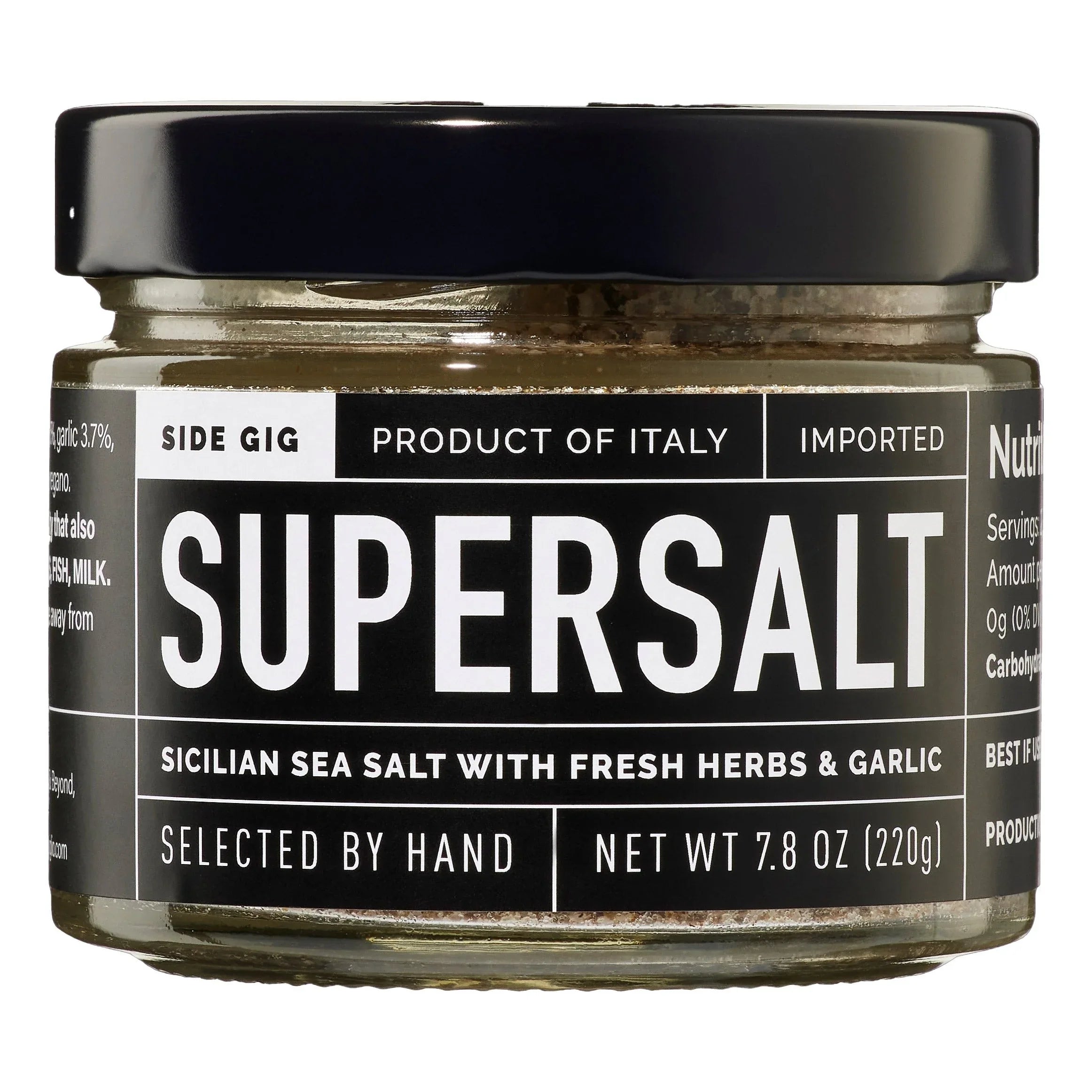 SuperSalt by Side Gig, Premium Sicilian Sea Salt Blend, 3 Pack, 15.6 oz. Total - USA MEGA SHOP