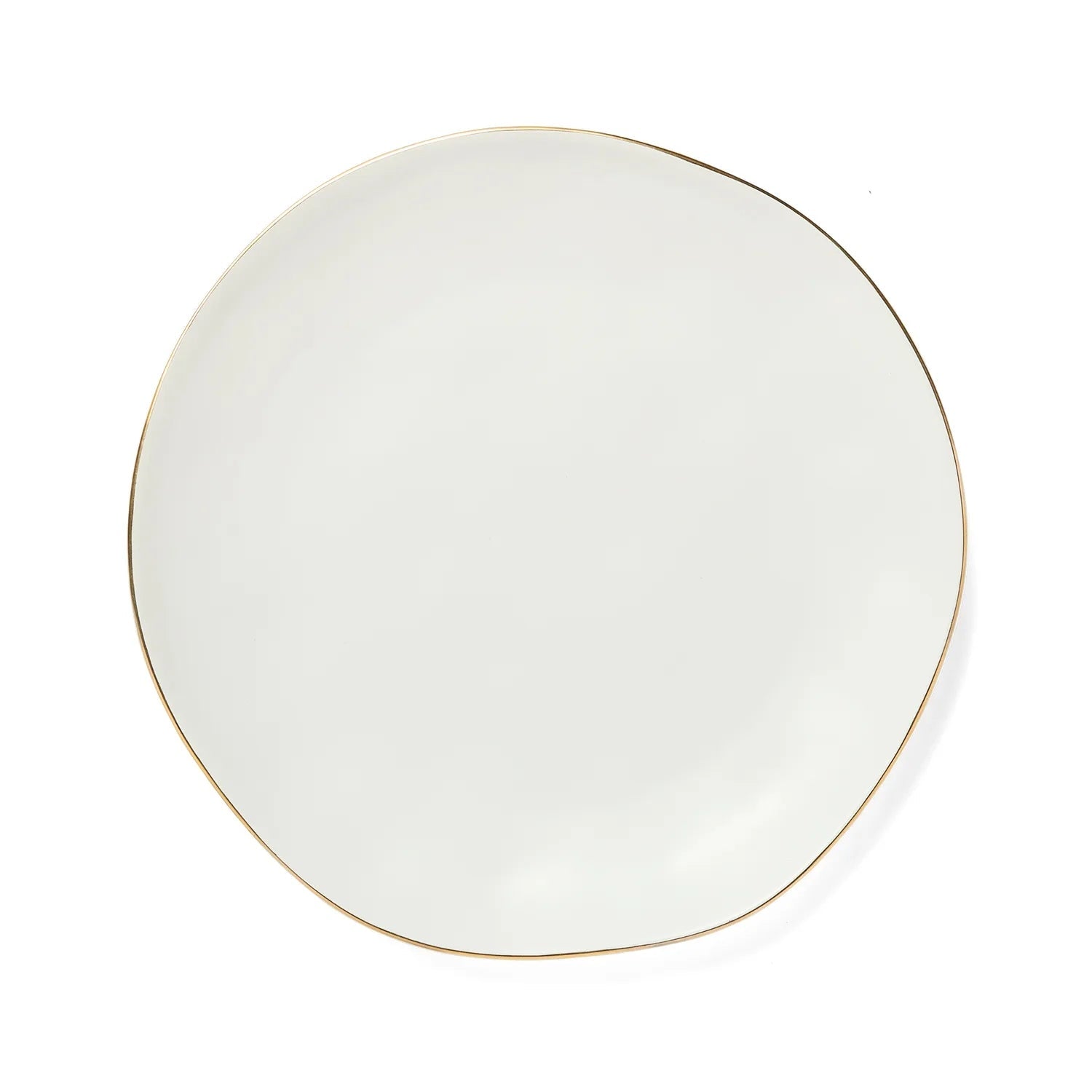 Sur La Table Gold Rimmed Dinner Plate
