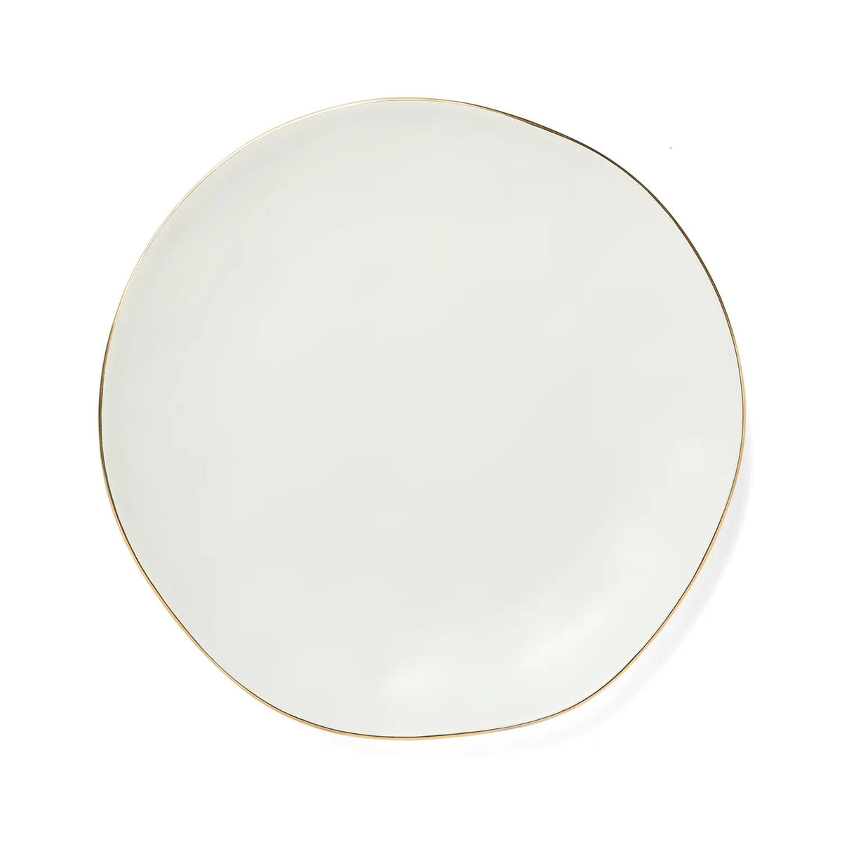Sur La Table Gold Rimmed Dinner Plate