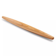 Olivewood tapered rolling pin, smooth wooden cylinder with slightly tapered ends