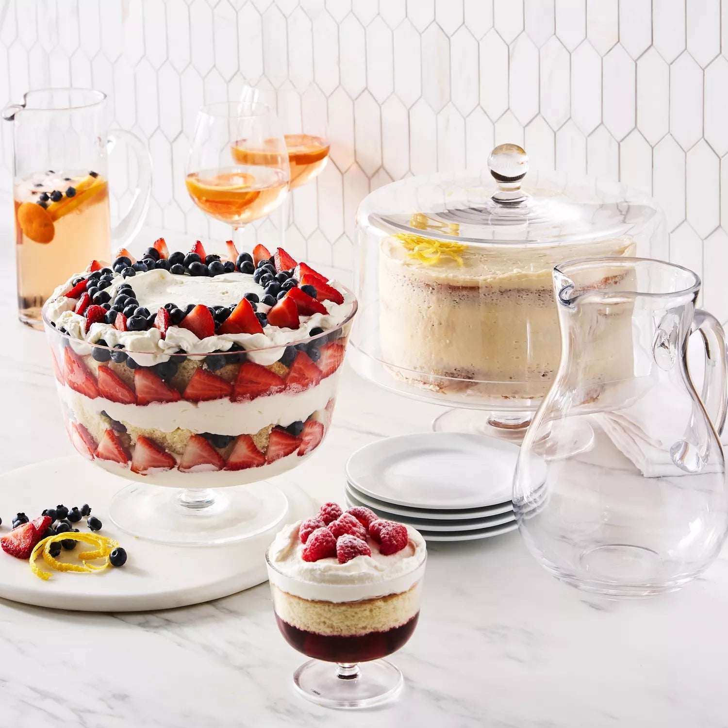 2 Pcs of Sur La Table Trifle Bowl, 4.2"