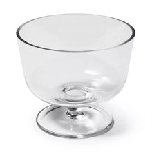 Sur La Table trifle bowl, clear glass, 4.2 in, pedestal base (set of 2)