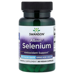 Swanson, Albion® Selenium , 200 mcg, 90 Vegan Capsules