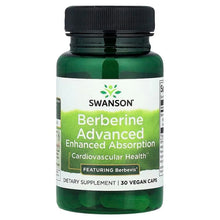 Berberine supplement bottle with black cap and green label for enhanced absorption