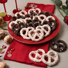 Sweet Penny, Valentine's Day White and Dark Chocolate Pretzel Assortment, 27 oz, 30-count