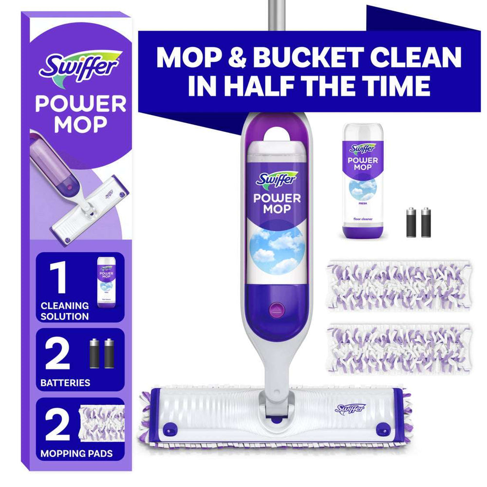 Swiffer Power Mop, Floor Cleaner, Tile, Vinyl, Laminate, Wood, Floor Cleaner, Cleaning Set