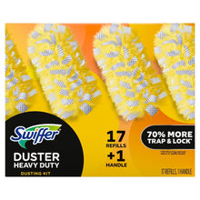 Swiffer Duster Heavy Duty dusting kit with 17 refills and 1 handle