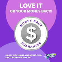 Swiffer money-back guarantee badge for PowerMop refill bundle