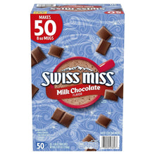 Milk chocolate hot cocoa mix box, 50 servings, with cocoa cup and chocolate pieces