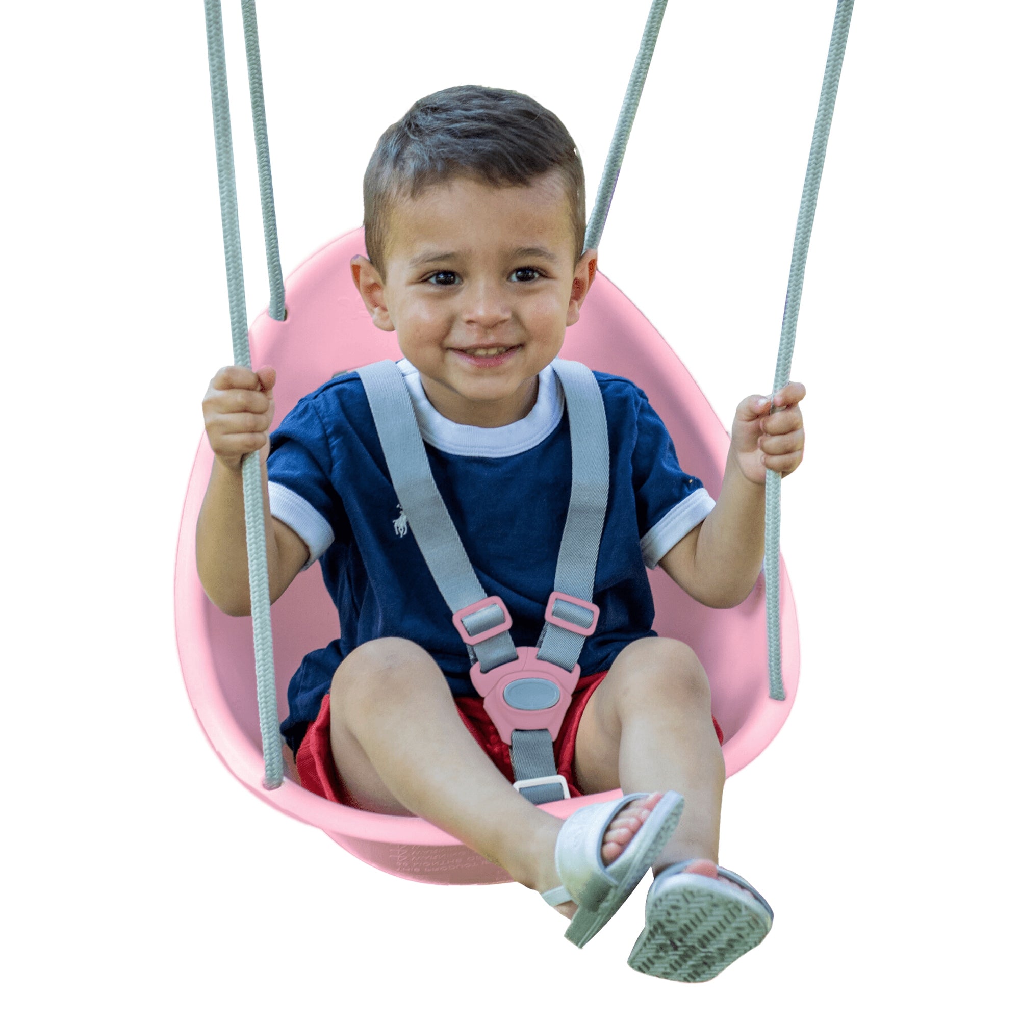 Swurfer Coconut Toddler Swing – Comfy Baby Swing Outdoor, Safe Quick Click Locking System, Easy Installation, Ages 6 - 36 Months
