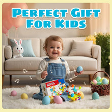 Baby toy set featuring a colorful puppy suction rattle and teething parts