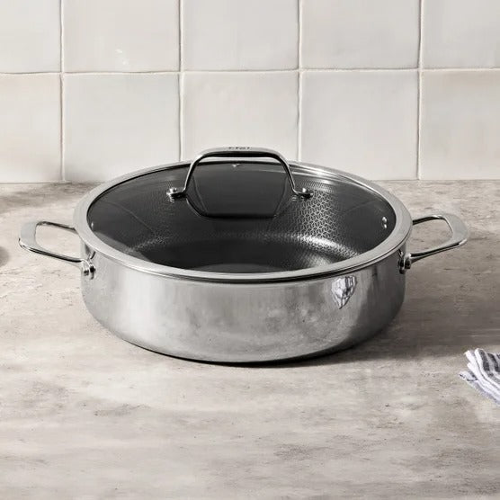 T-fal Hybrid Mesh Stainless Steel 6-quart Universal Pan