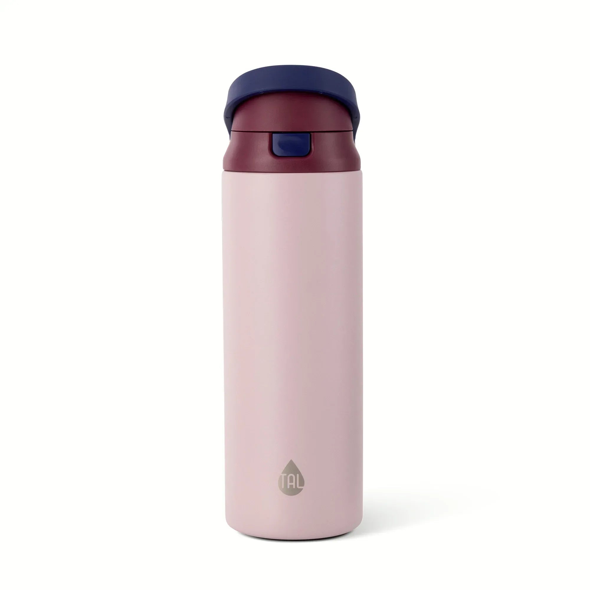 TAL 24oz Stainless Steel 2-in-1 Straw and Chug Water Bottle with Push Lid, Army