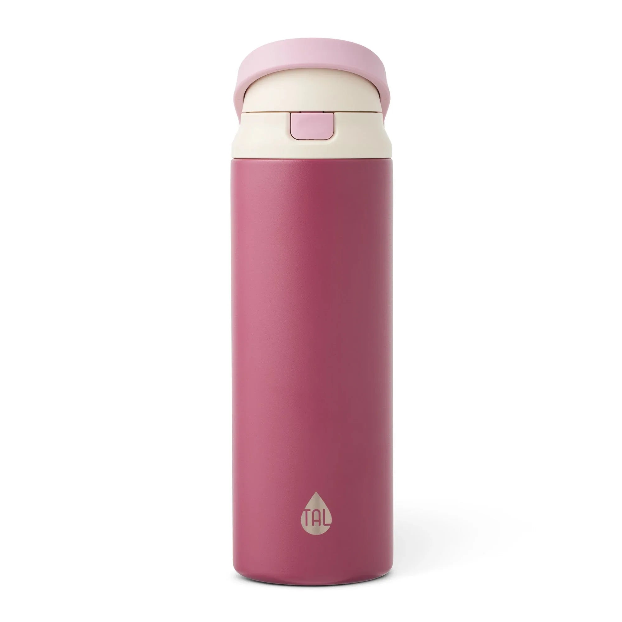 TAL 24oz Stainless Steel 2-in-1 Straw and Chug Water Bottle with Push Lid, Army - USA MEGA SHOP