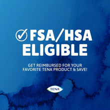FSA/HSA eligible badge for TENA Sensitive Care overnight underwear