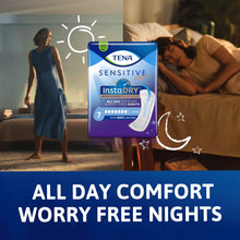 TENA Sensitive Care InstaDry Ultra pads package showing contoured pad