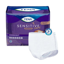 Overnight incontinence underwear pack, white briefs, XXL, Sensitive Care