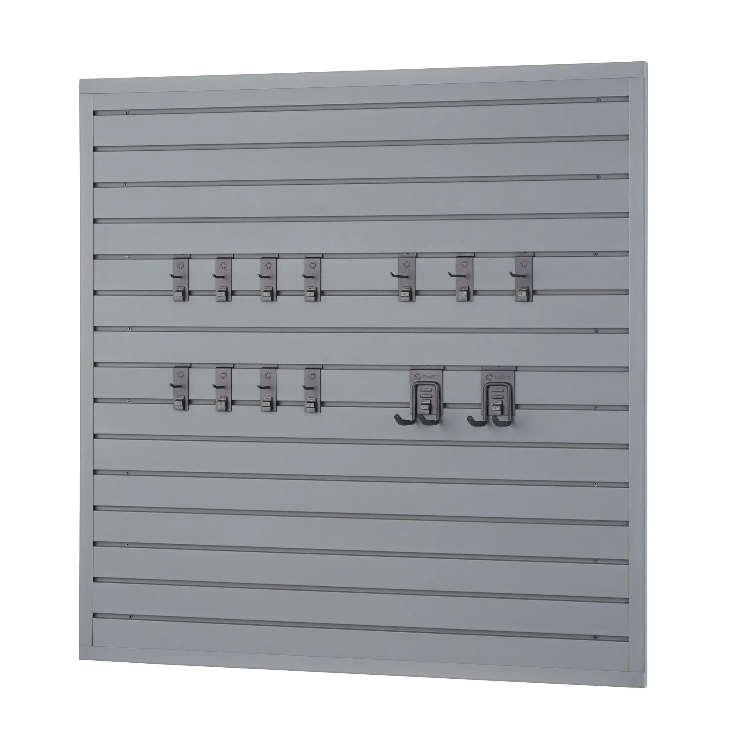 TRINITY 16 Sq Ft Modular Slatwall 13-piece Accessory Set - USA MEGA SHOP