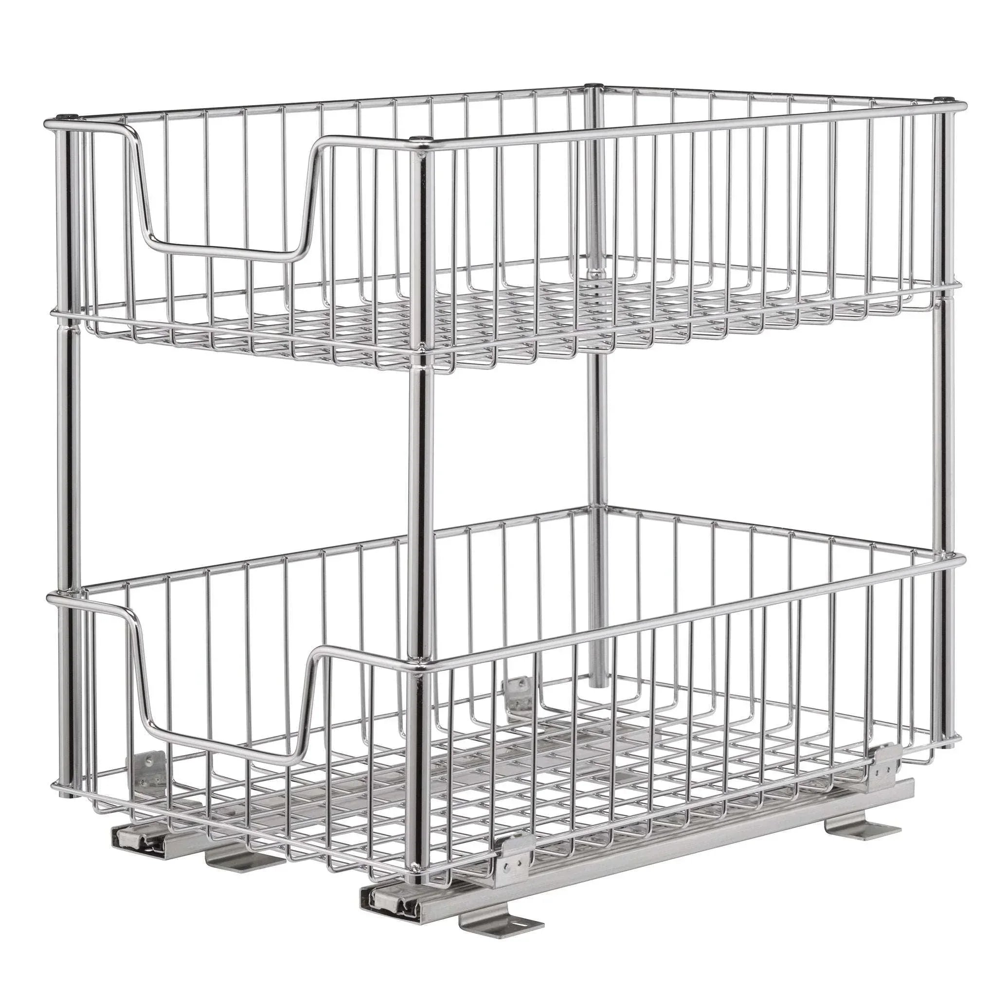 TRINITY EcoStorage 2-tier Wire Drawer with Slides, 2-pack - USA MEGA SHOP