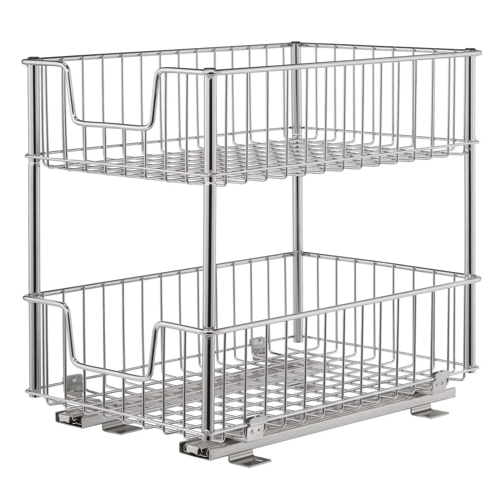 TRINITY EcoStorage 2-tier Wire Drawer with Slides, 2-pack - USA MEGA SHOP
