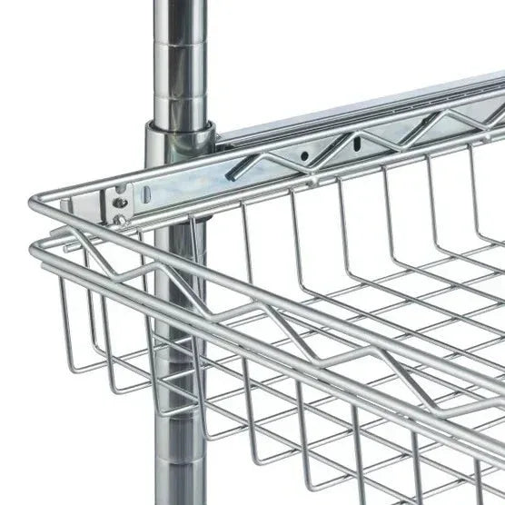 TRINITY EcoStorage 5-Tier NSF Rack w/ Sliding Pull-Out Baskets & Wheels - USA MEGA SHOP