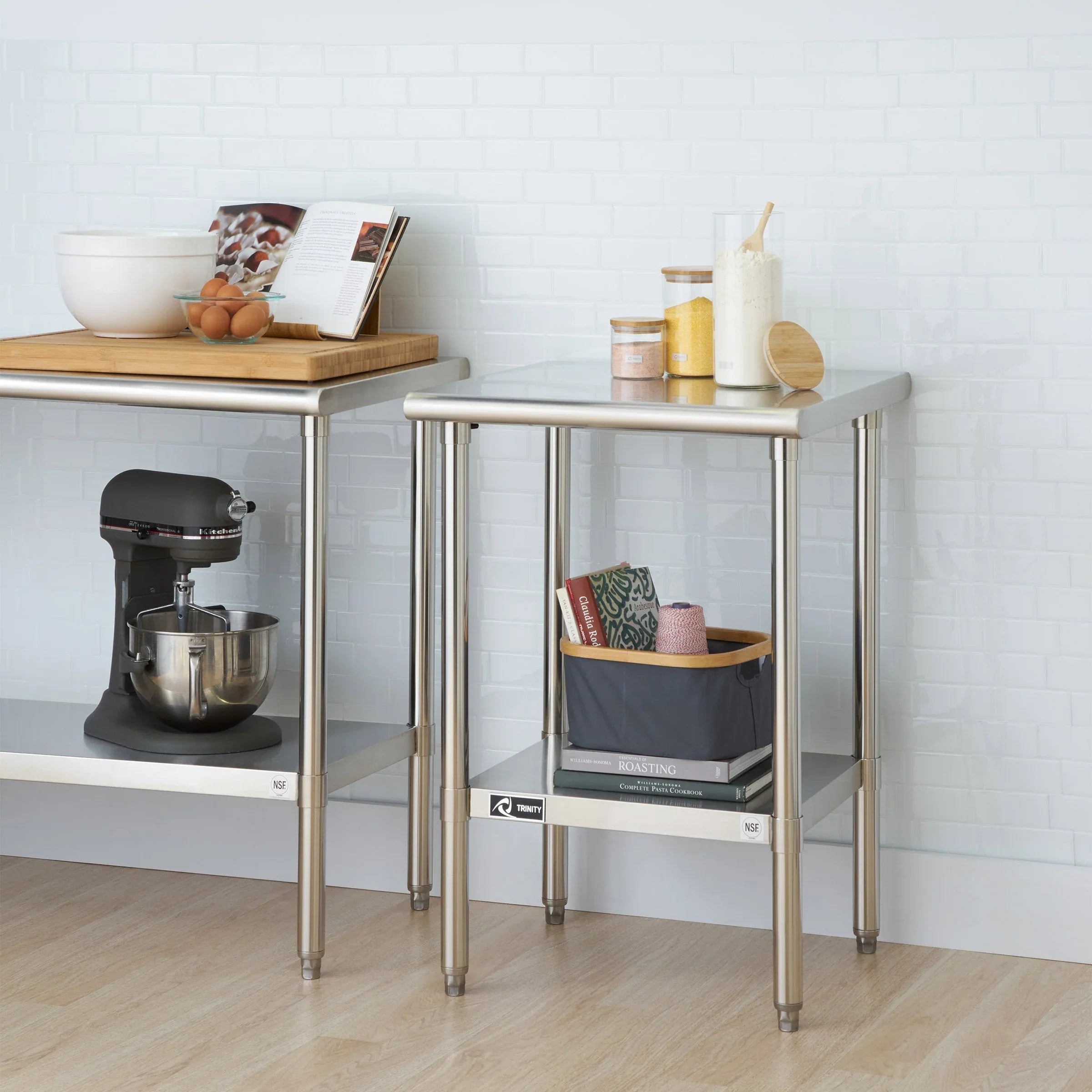TRINITY EcoStorage NSF Certified Stainless Steel Table - USA MEGA SHOP