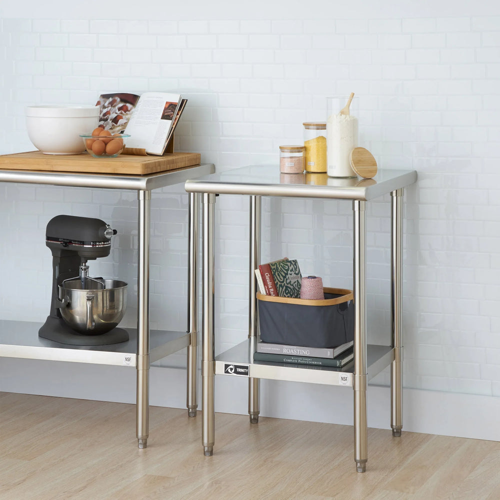 TRINITY EcoStorage NSF Certified Stainless Steel Table - USA MEGA SHOP