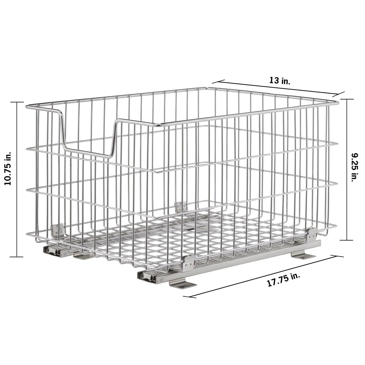 TRINITY Wire Basket w/Slide, 2-pack - USA MEGA SHOP