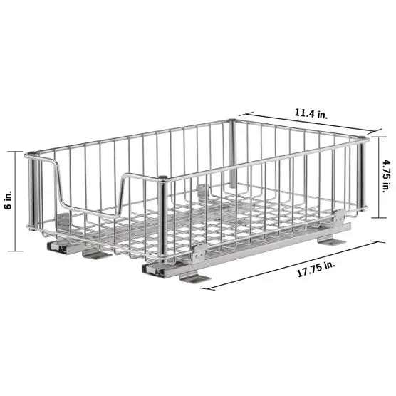 TRINITY Wire Drawer w/Slide, 2-pack