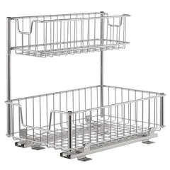 TRINITY Wire Undersink Organizer with Slide, 2-pack - USA MEGA SHOP
