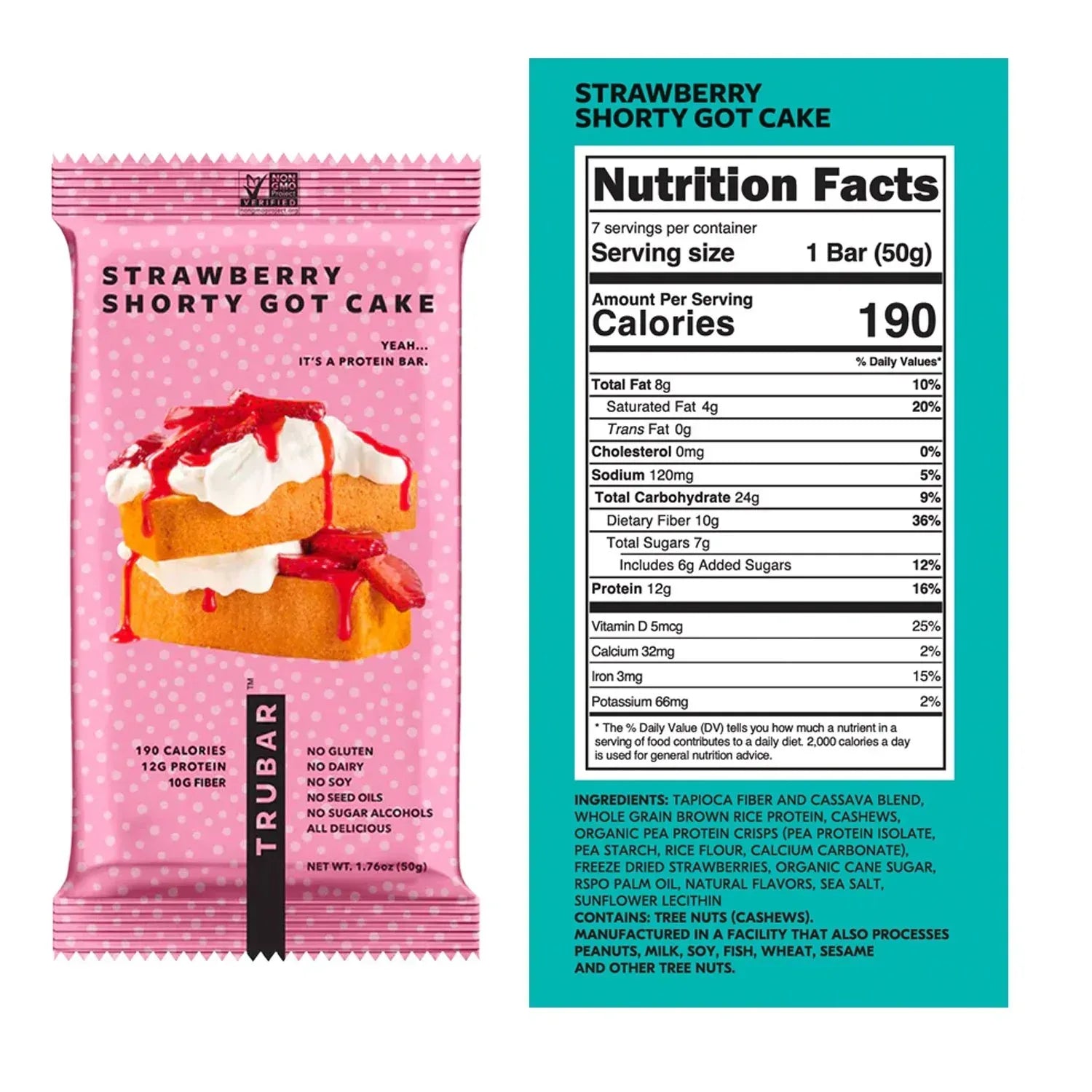 TRUBAR Plant Based Protein Bar Variety Pack, 14 ct.