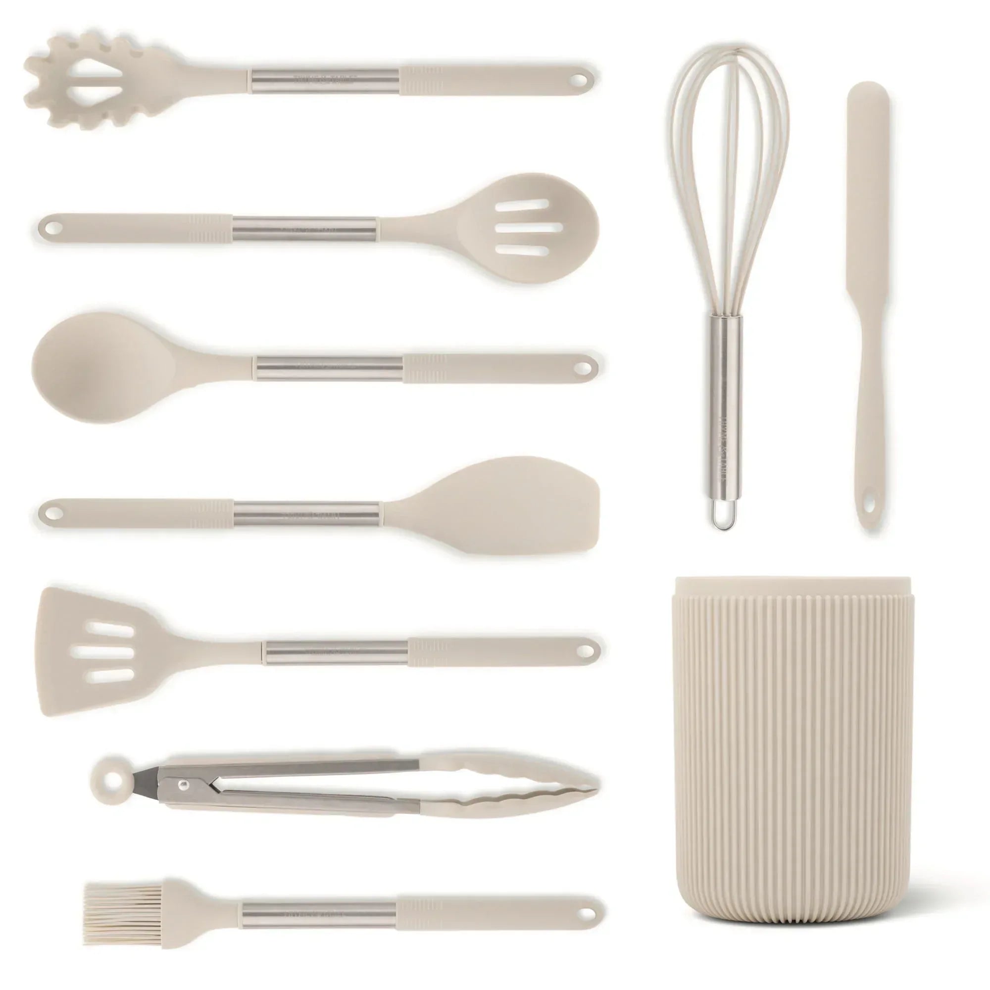 Thyme & Table 10-Piece Silicone Gadget Set - Black