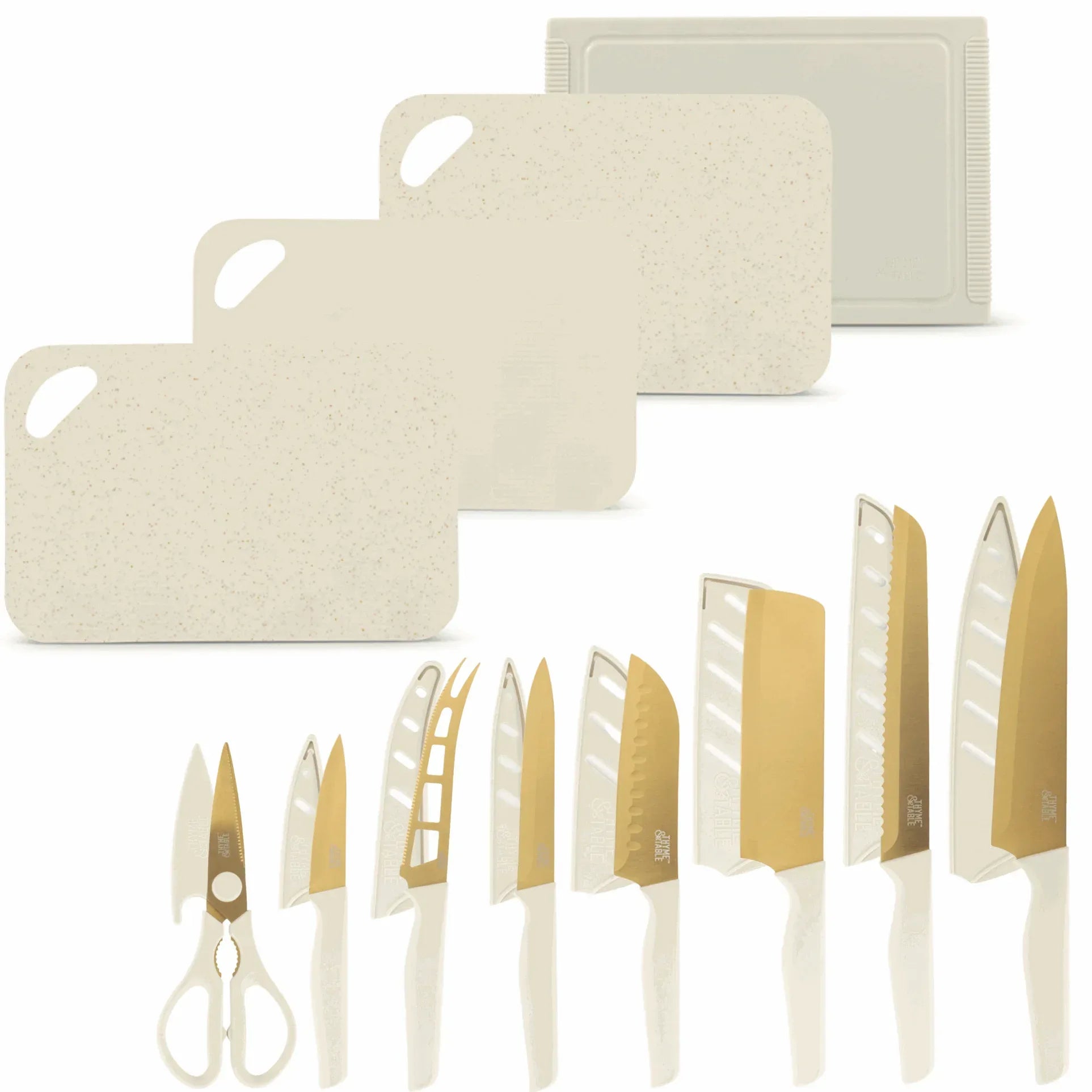 Thyme & Table 20-Piece Knife Set - Black - USA MEGA SHOP
