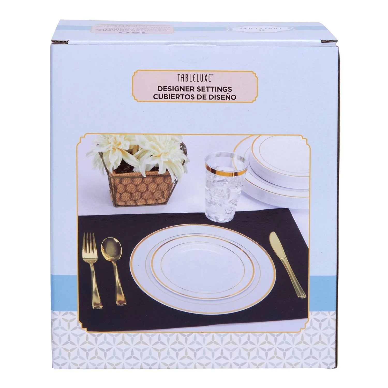 Tableluxe Premium Disposable Gold Colored Plastic Cutlery, 180 ct. - USA MEGA SHOP