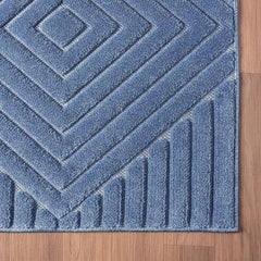 Tahari Jasper Denim Blue Modern Indoor 8x10 Area Rug - USA MEGA SHOP