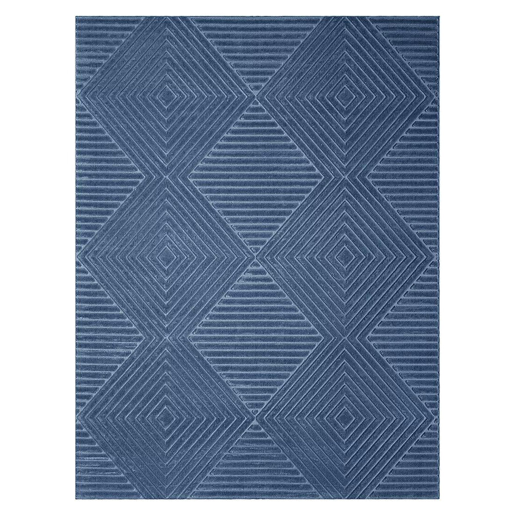 Tahari Jasper Denim Blue Modern Indoor 8x10 Area Rug - USA MEGA SHOP