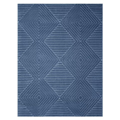 Tahari Jasper Denim Blue Modern Indoor 8x10 Area Rug - USA MEGA SHOP