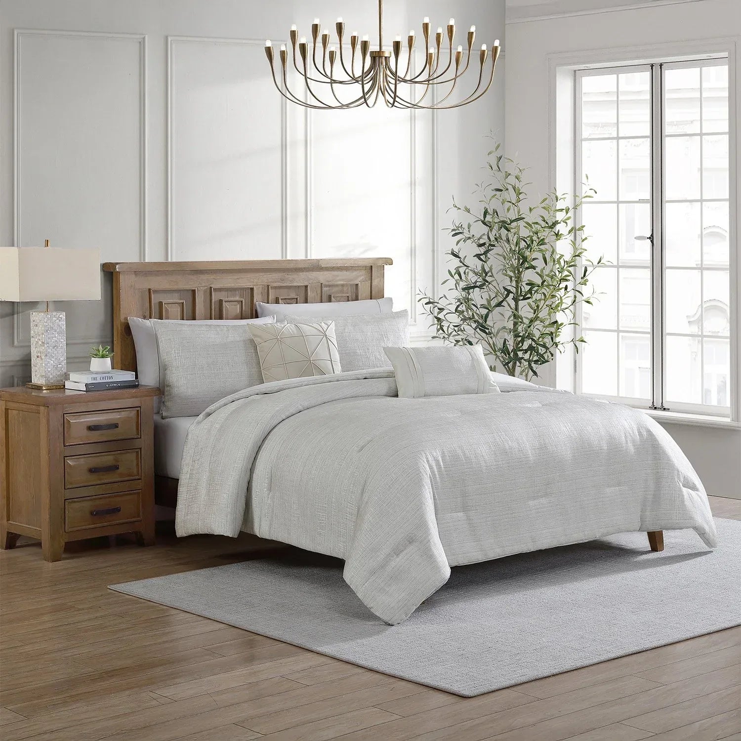 Tahari Home 5-Piece Jacquard Comforter Set, Assorted Sizes