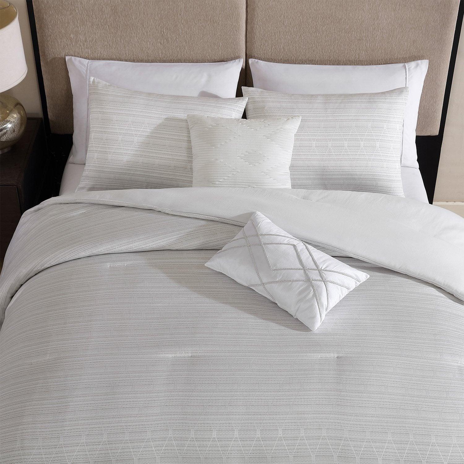 Tahari Home 5-Piece Jacquard Comforter Set, Assorted Sizes