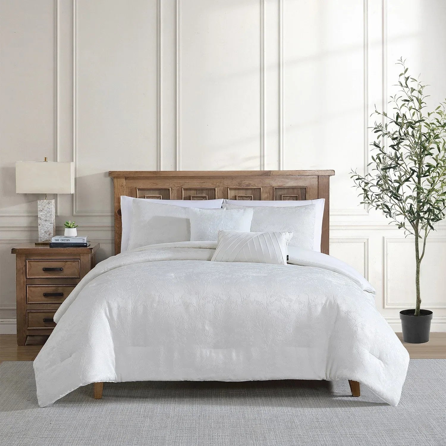 Tahari Home 5-Piece Jacquard Comforter Set, Assorted Sizes