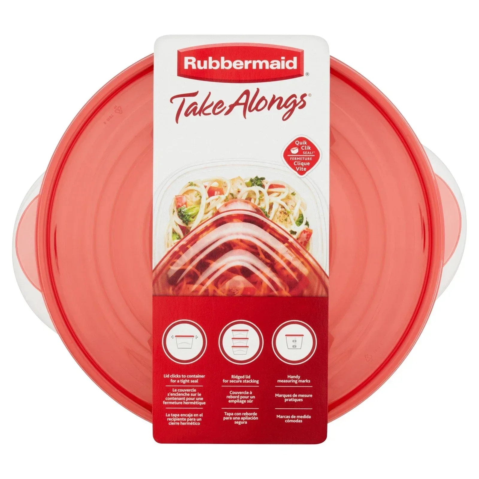 Rubbermaid Takealongs Serving Bowl Food Storage Containers, 15.7 Cup, 2 Count