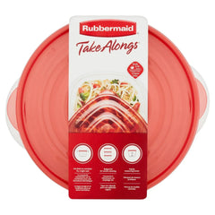 Rubbermaid Takealongs Serving Bowl Food Storage Containers, 15.7 Cup, 2 Count