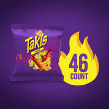 Takis Fuego rolled tortilla chips pouch with 46 count graphic